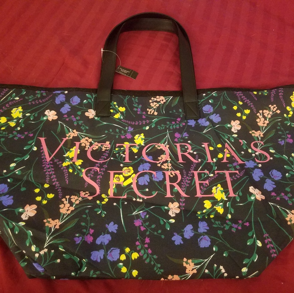 Victoria Secret Floral Tote Bag